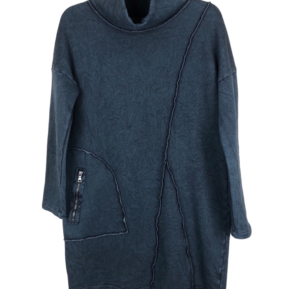 Beau Jours Chalet Et Ceci Fay Sweatshirt Dress Color Seagrass Sz Small Lagenlook
